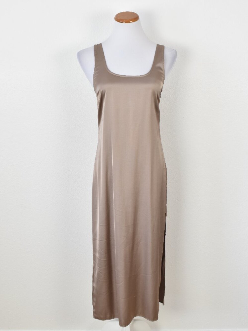 Abercrombie & Fitch Satin Midi Slip Dress NEW - XS